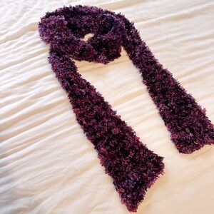 Vintage Skinny Scarf Purple